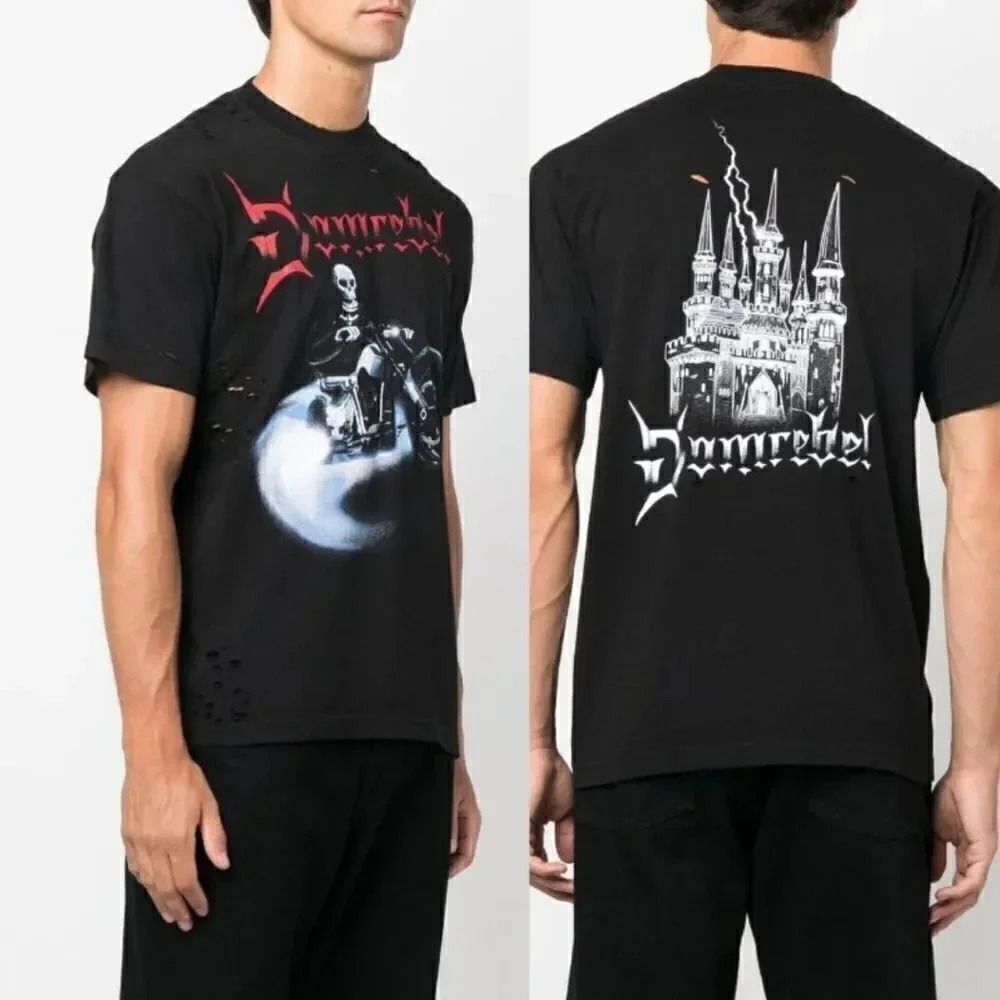 DOMREBEL graphic-print T-shirt M